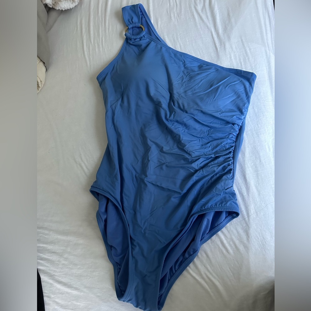Michael Kors One shoulder Swim suit NWOT